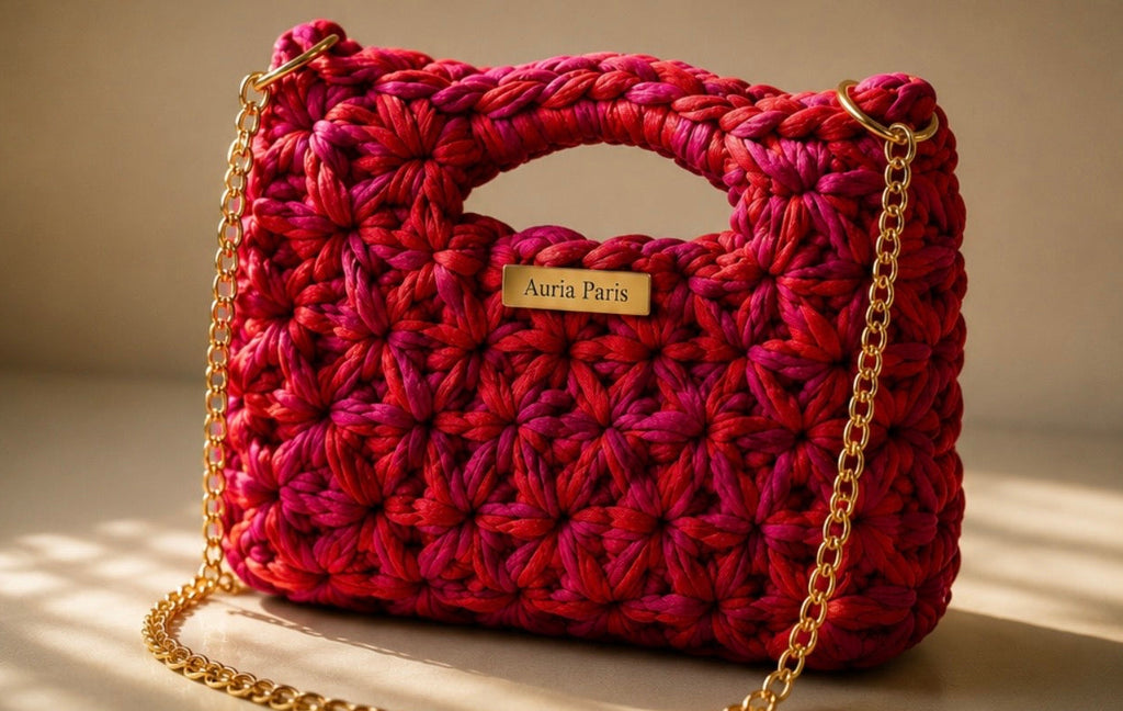 SAC LILA À FLEURS